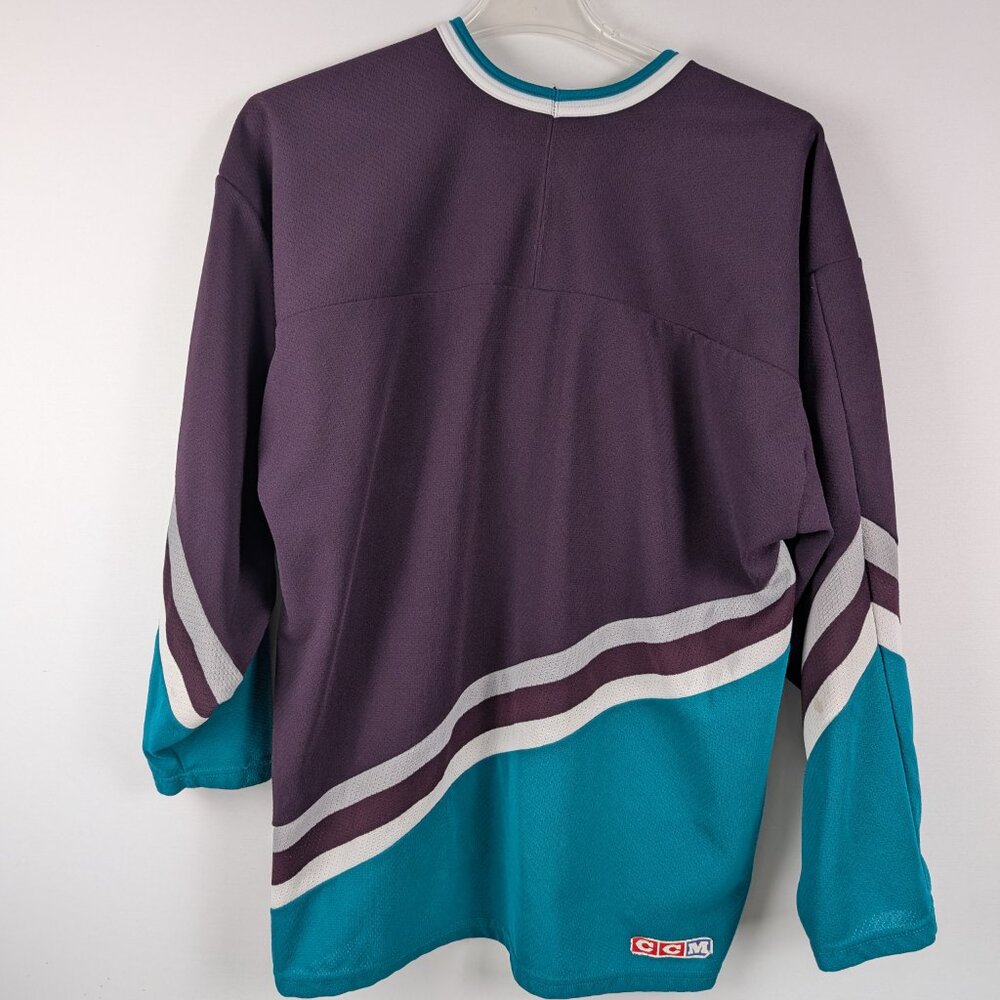 Vintage CCM Mighty Ducks Made In Canada Jersey XXL - Picture 6 of 7